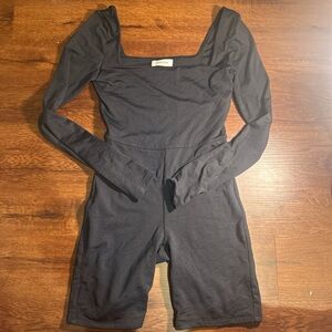 Aritizia Black Long Sleeve Jumpsuit